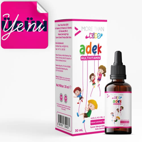 More Than Adek Kids Multivitamin Damla 30 ml