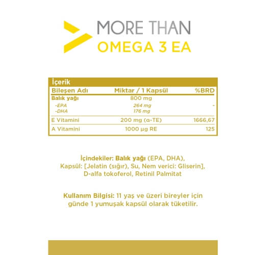 More Than Omega 3 EA 30 Softjel 